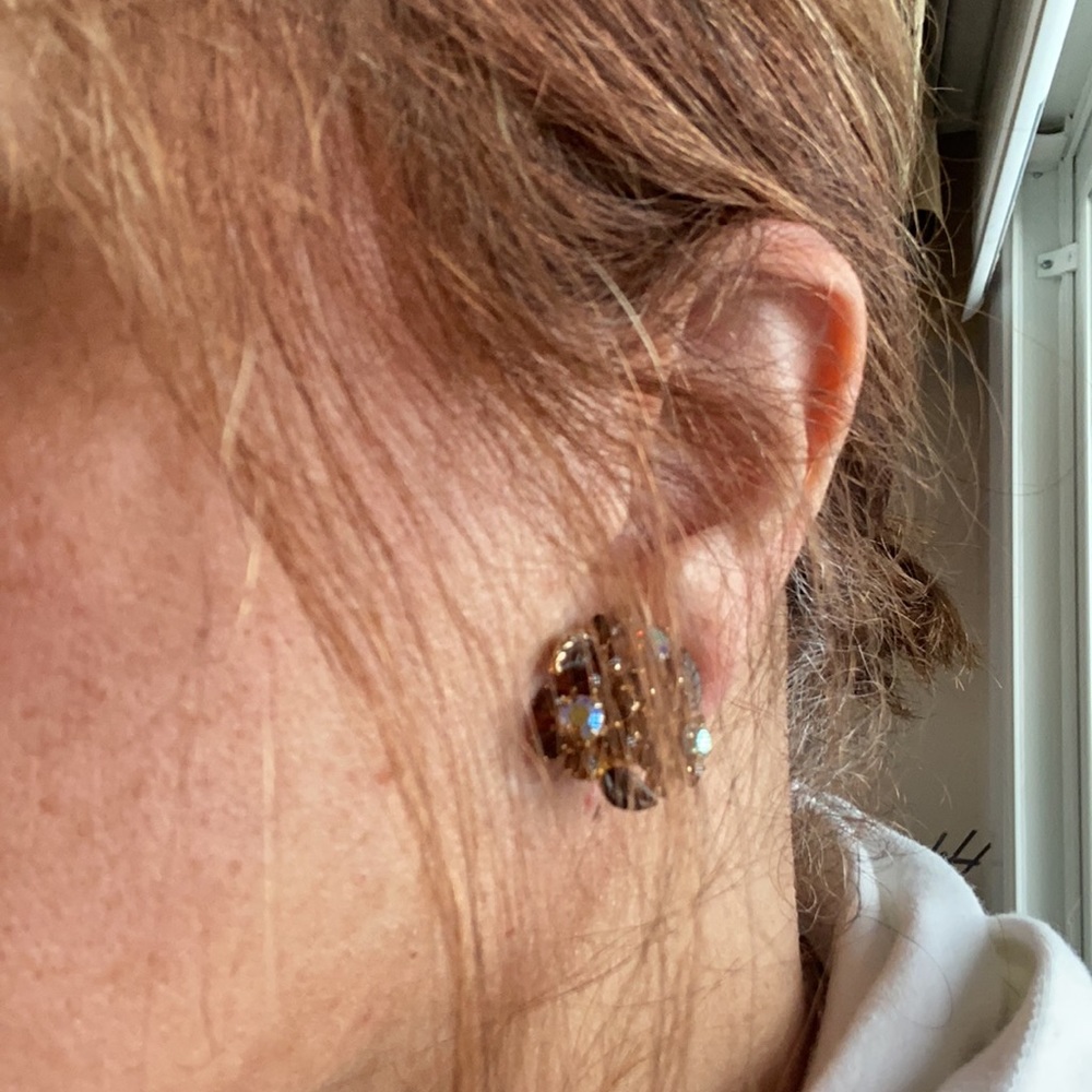 Vintage Weiss-NY clip on earrings - Picture 7 of 8